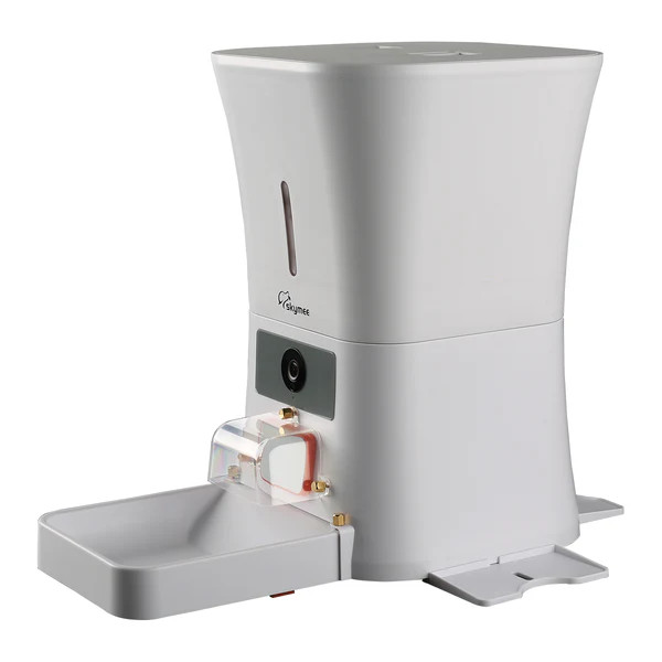 دستگاه تغذیه هوشمند حیوانات با قابلیت مکالمه دو طرفه