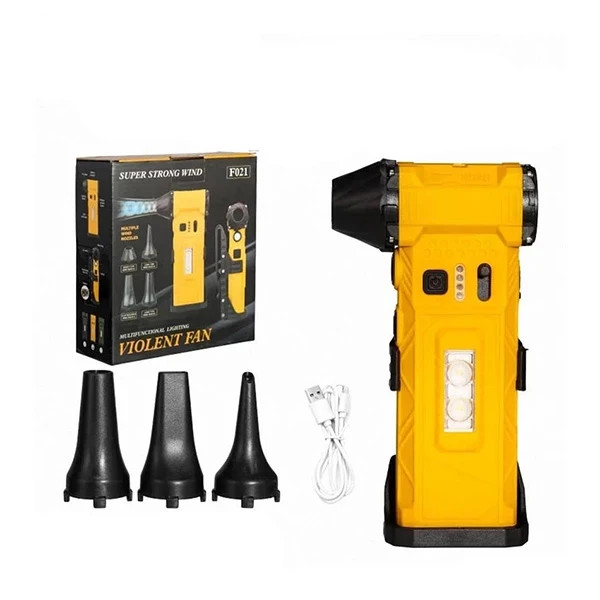جت فن شارژی وایولنت F021: دمنده 110000RPM و تنظیم سرعت پله ای